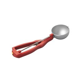 Cuillère à glace - 0.176 KG - Ø7 CM - acier inoxydable 18/10 - Rouge - 0.010 Litre - Stöckel - 040310
