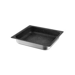 Plat à four - 2/3 GN - H 6,5 x 35,4 x 32,5 CM - Aluminium - Risoli - 729154
