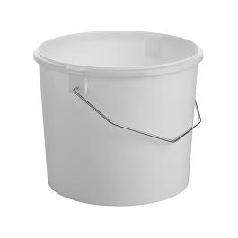 Emmer - H 16 CM - 0.001 KG - Ø19.5 CM - Kunststof - Wit - 3 Liter - 865200