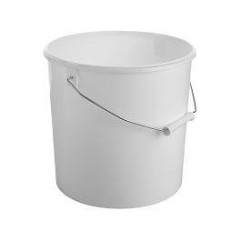 Emmer - H 26 CM - 0.001 KG - Ø26.5 CM - Kunststof - Wit - 10 Liter - 865202