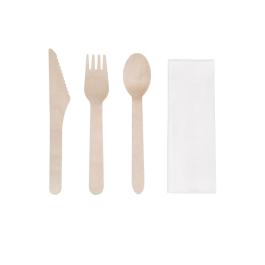 Wegwerp bestekset - 250 stuks - 8.5 CM - Fiesta Green - DF422