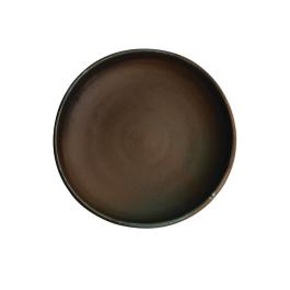 Assiette coupe - 60 CL - 6 pièces - Vert - H 4 CM - Grès - Olympia - FA327