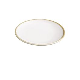 Assiette coupe - 6 pièces - Blanc - Ø 17,8 x H 2,1 CM - Olympia - FB980