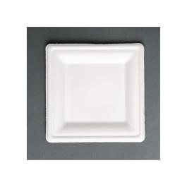 Wegwerp borden - 50 stuks - H 1.9 x 26.1 x 26.1 CM - Fiesta Green - FC520