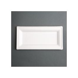 Wegwerp borden - 50 stuks - H 1.4 x 25.8 CM - Fiesta Green - FC539