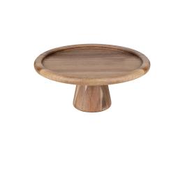 Taartplateau - H 12.7 CM - Acaciahout - Olympia - FE150