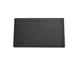 Plat de service - 1/2 GN - Gris foncé - 32,5 x 26,5 CM - Mélamine - APS - GF071