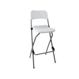 Tabouret de bar - Pliable - 2 pièces - H 103,2 x 50,5 x 44,5 CM - Bolero - GR322