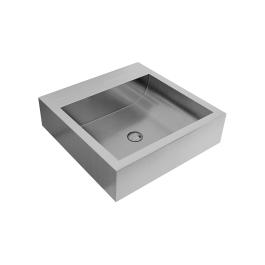 RVS Handenwasbak - Ronde bak - H 12.4 x 45 x 45 CM