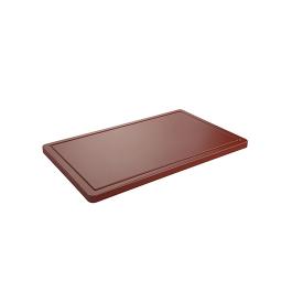 Lame de découpe - 1/1 GN - 53 x 32,5 CM - Polyéthylène - Marron - Caterchef - 882572