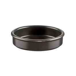 Cocotte - H 3.5 CM - 0.25 KG - Ø14 CM - Aardewerk - Zwart - 0.3 Liter - Regas - 540002