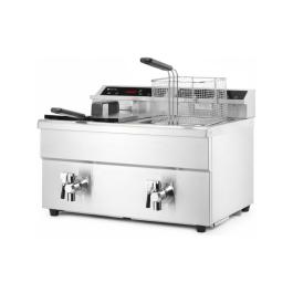 Friteuse à induction double - Gamme Cuisine - 8 litres - Hendi - 215029