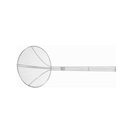 Cuillère à frire - Manche en fil de fer renforcé - Ø 22 cm - Acier inoxydable - Hendi - 640708