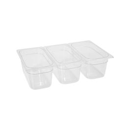 Récipient Gastronorm 1/3 - Polycarbonate - H 15 x 17,6 x 32,5 cm - Hendi - 861516