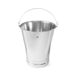 Seau avec pied renforcé - Inox - H 37,5 X 32 X 33,5 CM - Hendi - 516720