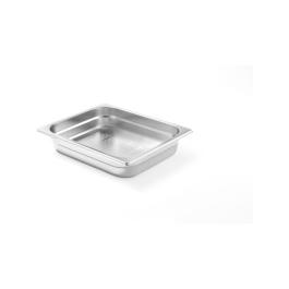 Bac gastronorme - 1/2 GN - 4 Litres - Perforé - H 6,6 x 32,4 x 26,4 CM - Hendi - 802434