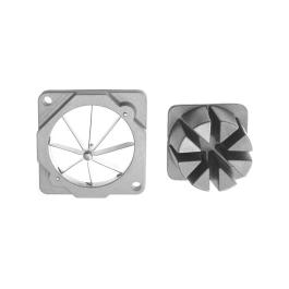 Patjesmes Frietsnijder - 8 Partjes - H 11.3 x 11.3 x 7 CM - Hendi - 932933
