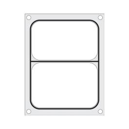 Traysealer - Matrix - Conteneur deux pièces 22,7 x 17,8 CM - Hendi - 805596