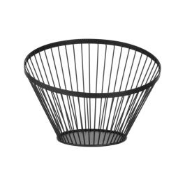 Fruitkorf - H 25 CM - Mat zwart - Hendi - 427071