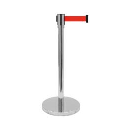 Poteau barrière avec cordon - Rouge - Saro - 399-1007
