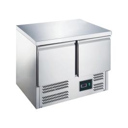 Comptoir réfrigéré - Contrôle numérique de la température - Acier inoxydable - 198 litres - 230V - H 87,6 x L 90,3 x P 70 CM - Saro - 465-1010