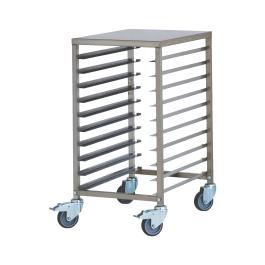 Bakkerijwagen - RVS - H 90 x B 46.3 x D 61.5 CM - Saro - 487-1090