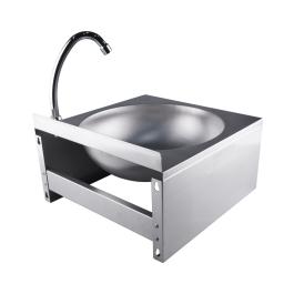 Handwastafel - Kniebediening - RVS - H 24 x B 40 x D 40 CM - Saro - 353-1007