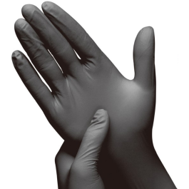 Handschoen - Nitril - Zwart - Maat S - 100 stuks - Hynex