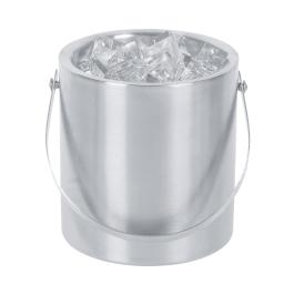 Seau à glace - Double paroi - 1,8 litre - acier inoxydable - Ø 15 x H 17,9 CM - G-Line