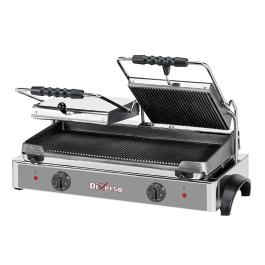 Contactgrill - Dubbel - Geribbeld - Diamond - WR-GR82-62