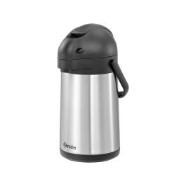 Carafe à pompe - 1,9 litre - acier inoxydable - Bartscher - 190117
