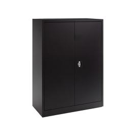 Dossierkast - Zwart - H 120 x 92 x 42 CM - Met slot - FLC