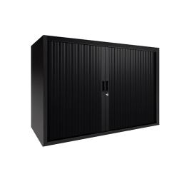 Roldeurkast - Zwart - H 72.5 x 120 x 43 CM - Proflight