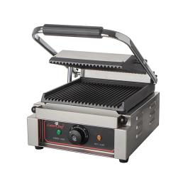 Contactgrill Solocompact - H 19.3 x 28.9 x 32 CM - 14 KG - 220 - 240 V - 1800 W - Gietijzer - Geribbeld - +50°C / +300°C - Caterchef - 688400