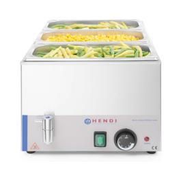 Bain Marie met Wateraftapkraan - Kitchen Line - Hendi - 238912