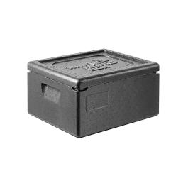 Thermobox - 1/2 GN - 15 litres - H 23 x 39 x 33 CM - Polypropylène - Noir - Thermo Future Box - 235102
