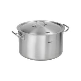 Cocotte basse - Avec couvercle - Ø43 x H 32,5 CM - 30 Litres - Bartscher - 100445