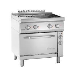 Cuisinière - 4 Foyers - Avec four - Céramique - Bartscher - 287431
