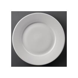 Assiette - 12 pièces - Ø 25,4 x H 2,9 CM - Porcelaine - Olympia - CC209