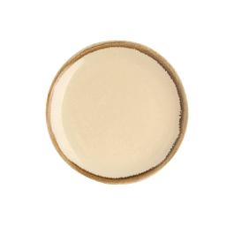 Assiette coupe - 6 pièces - Sable - Ø 23 x H 2,5 CM - Porcelaine - Olympia - SA284