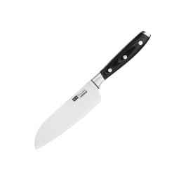 Couteau Santoku - Noir - H 3,65 x 1,3 x 25,6 CM - Acier Inoxydable - Vogue - CF845