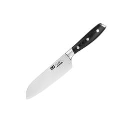 Couteau Santoku - Noir - H 4,4 x 1,5 x 30,6 CM - Acier Inoxydable - Vogue - CF844