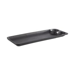 Plateau de service - Noir - L 41 x l 15 CM - Emga