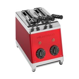Grille-pain - 2 pinces - Rouge - 230V - Milantoast
