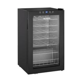 Wijnklimaatkast - 1 Zone - 33 Flessen - Glazen Deur - 1-Deurs - 95 L - Zwart - Severin