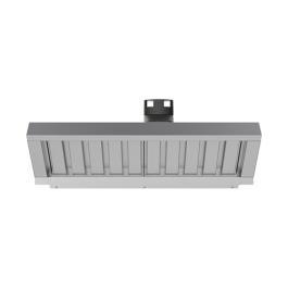 Hotte aspirante Bakertop - H 25,8 x 86 x 114,5 CM - 34,3 KG - 220 - 240 V - 100 W - Inox - Unox - 596410