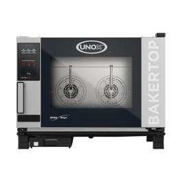 Plaque de cuisson Mindone - H 67,5 x 86 x 96,7 CM - 90 KG - 380 - 415 - Sans - Prise V - 7400 W - Inox - +30°C / +260°C - Unox - 596422