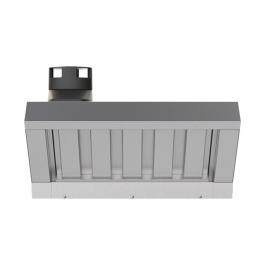 Hotte aspirante Cheftop - H 34,3 x 53,5 x 81,8 CM - 19,8 KG - 220 - 240 V - 100 W - Inox - Unox - 596205