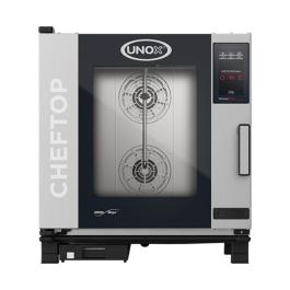 Cheftop Mindone - H 84.3 x 75 x 78.3 CM - 81.1 KG - 380 - 415 - Sans - Prise V - 11700 W - Inox - +30°C / +260°C - Unox - 596240