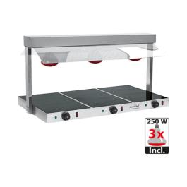 Plaque chauffante M/Brug - H 46,9 x 108,9 x 52,6 CM - 19 KG - 220 - 240 V - 1530 W - Inox - +30°C / +85°C - Caterchef - 688630